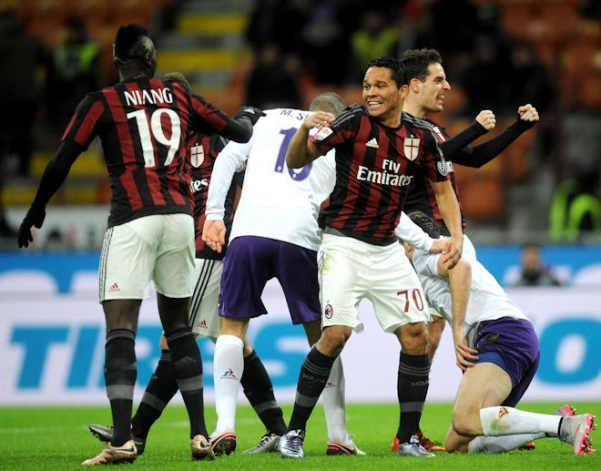ミランがバッカとボアテングの得点でフィオレンティーナに完勝 本田は2試合連続のフル出場 サッカーダイジェストweb