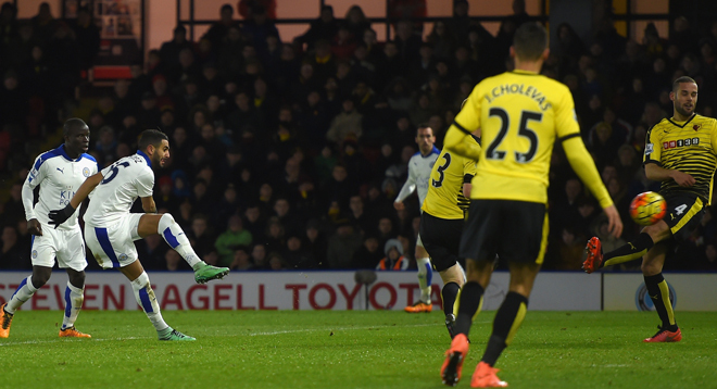 マハレズ弾でレスターが首位堅持 岡崎は前半で退く ワトフォード 0 1 レスター サッカーダイジェストweb