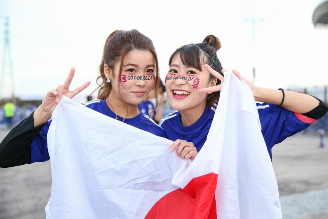 日本代表photo サウジアラビア戦の美女サポーターたち サッカーダイジェストweb