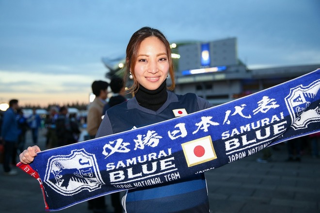 日本代表photo サウジアラビア戦の美女サポーターたち サッカーダイジェストweb