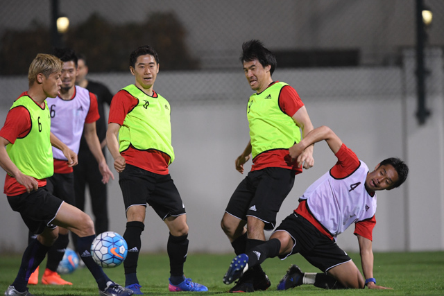日本代表photo Uae Uae戦に向けて練習 サッカーダイジェストweb