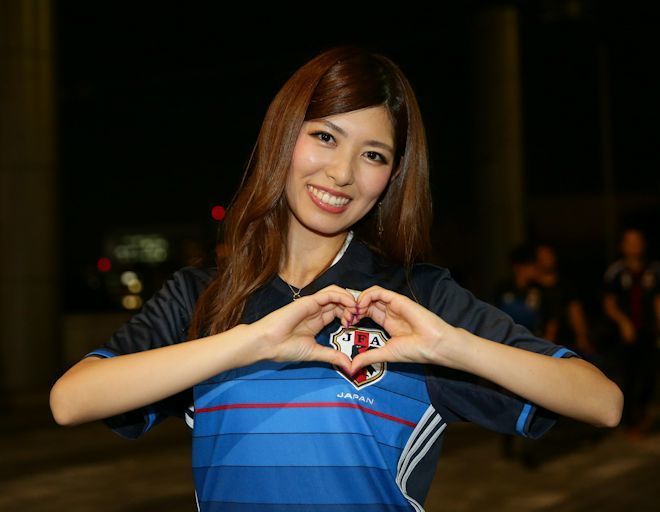 Photo 日本代表戦の美女サポーターたち サッカーダイジェストweb