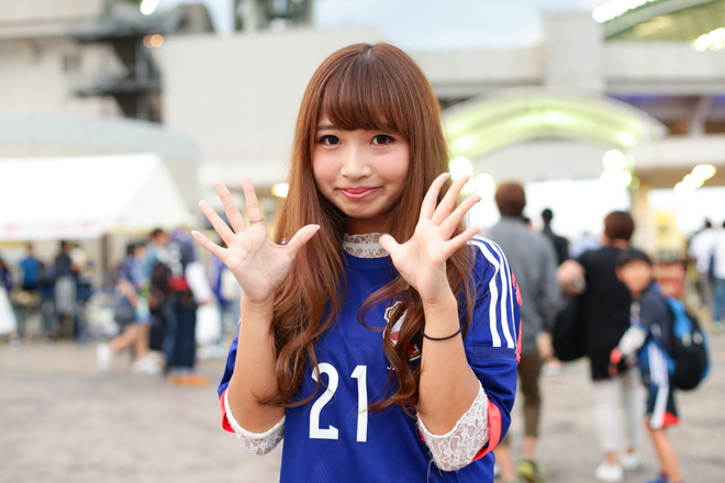 Photo 日本代表戦の美女サポーターたち サッカーダイジェストweb Photo 日本代表戦の美女サポーターたち サッカーダイジェストweb