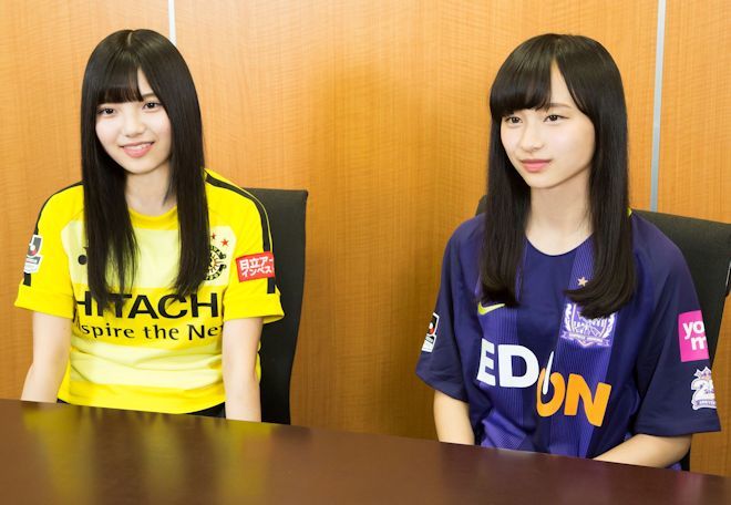 欅坂46 上村莉菜 影山優佳 夢のサッカー対談 １ 柏 広島との出会いや観戦方法は サッカーダイジェストweb