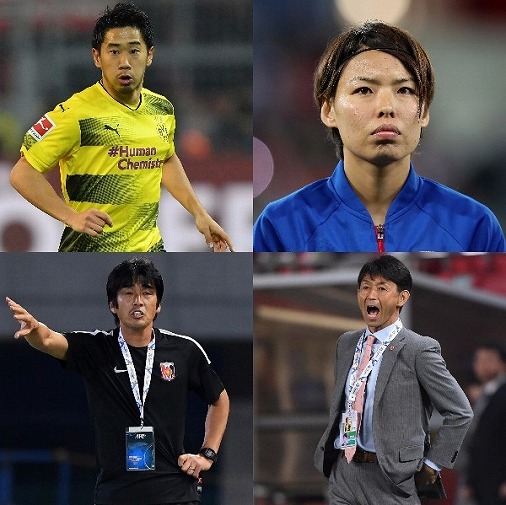 香川 熊谷 堀監督 さらには石井監督も アジア年間最優秀各賞に日本から6名が候補に サッカーダイジェストweb