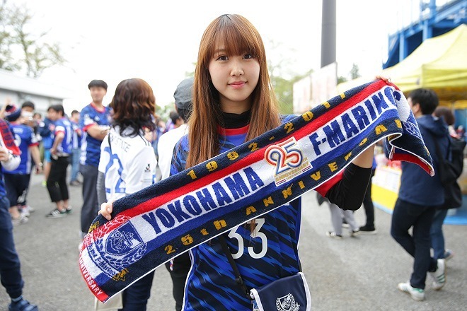 Photo 横浜f マリノスを応援する美女サポーターたち サッカーダイジェストweb Photo 横浜f マリノスを応援する美女サポーターたち サッカーダイジェストweb