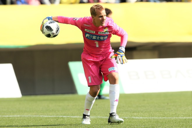 アルゼンチン時代に通算9得点 千葉の異色gkに聞いてみた 日本でもpkを蹴りますか サッカーダイジェストweb アルゼンチン時代に通算9得点 千葉の異色gkに聞いてみた 日本でもpkを蹴りますか サッカーダイジェストweb