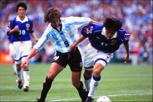 日本代表w杯の軌跡 のしかかった バティゴール 98年フランス大会 アルゼンチン戦 サッカーダイジェストweb