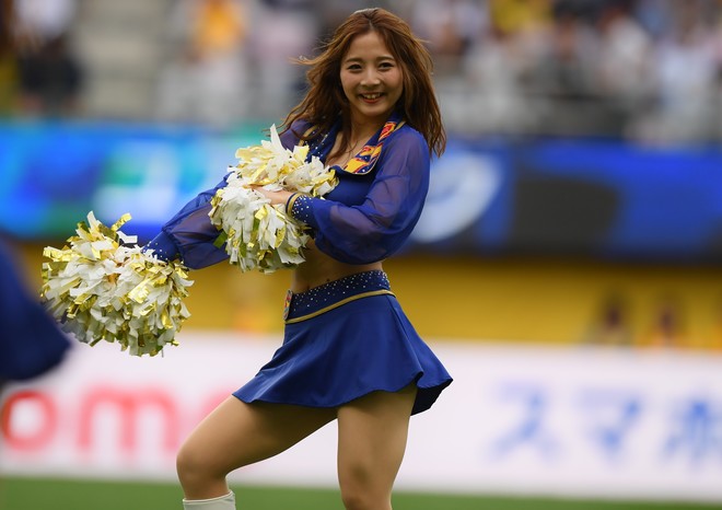 Photo ベガルタ仙台を彩る美女チアリーダー ベガルタチアリーダーズ サッカーダイジェストweb