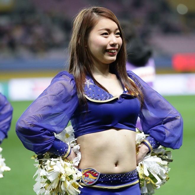 Photo ベガルタ仙台を彩る美女チアリーダー ベガルタチアリーダーズ サッカーダイジェストweb