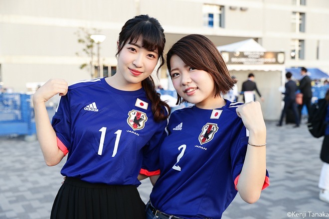 Photo 日本 コスタリカの美女サポーターたち サッカーダイジェストweb Photo 日本 コスタリカの美女サポーターたち サッカーダイジェストweb