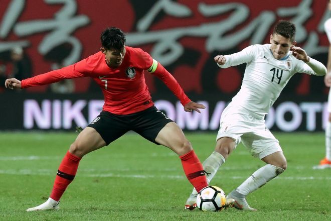 韓国と日本の比較は避けられない ウルグアイ撃破に沸く韓国メディアが16日の 大一番 に注目 サッカーダイジェストweb 韓国と日本の比較は避けられない ウルグアイ撃破に沸く韓国メディアが16日の 大一番 に注目 サッカーダイジェストweb
