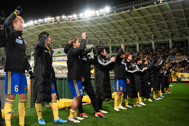 ベガルタ仙台photo 初の天皇杯決勝進出 選手を後押ししたサポーターと選手の笑顔 サッカーダイジェストweb