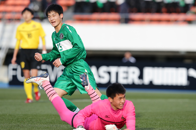 選手権photo 仙台育英 4 2 一条 諦めない一条の攻撃を退け リードを守った仙台育英が1回戦突破 サッカーダイジェストweb