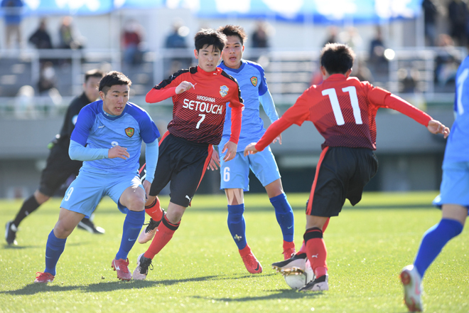 選手権photo 都市大塩尻 ０ １ 瀬戸内 中川の得点で瀬戸内が勝利し３回戦にコマを進める サッカーダイジェストweb