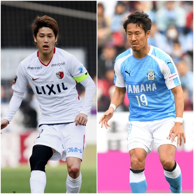 磐田 鹿島 内田篤人と山田大記の ほっこり とした絡み 軽く頭をはたかれたのは サッカーダイジェストweb 磐田 鹿島 内田篤人と山田大記の ほっこり とした絡み 軽く頭をはたかれたのは サッカーダイジェストweb