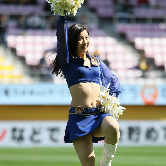 Photo 仙台を彩る美女チアリーダー ベガルタチアリーダーズ サッカーダイジェストweb