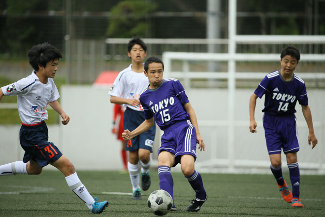 東京国際ユース U 14 Photo ５位決定戦 Fc東京 0 4 東京都トレセン選抜 東京都トレセン選抜がfc東京を圧倒し５位の座に サッカー ダイジェストweb