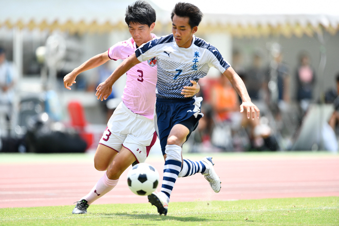 インターハイ２０１９ Photo 米子北１ ０長崎日大 U18日本代表の高橋が不在の中 長崎日大の猛攻を凌いだ米子北が前半の１点を守り抜き勝利 サッカーダイジェストweb