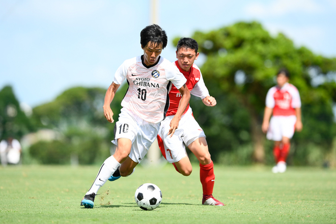 京都橘fw 10番 西野太陽 Photo Uー17代表歴を持つ西野 攻撃にアクセントを加える サッカーダイジェストweb
