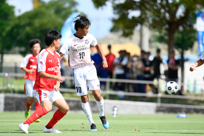 京都橘fw 10番 西野太陽 Photo Uー17代表歴を持つ西野 攻撃にアクセントを加える サッカーダイジェストweb