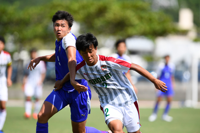 富山第一強力2トップ Photo 鈴木崚加 9番 碓井聖生 11番 がフィジカルを活かし相手dfを押し込む サッカーダイジェストweb 富山第一強力2トップ Photo 鈴木崚加 9番 碓井聖生 11番 がフィジカルを活かし相手dfを押し込む サッカーダイジェストweb