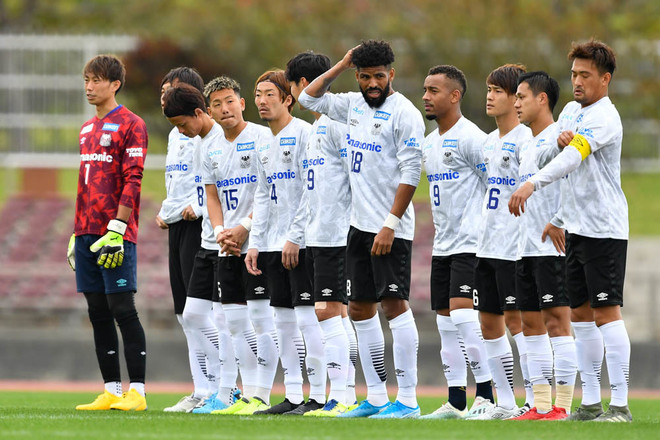 沖縄キャンプphoto ガンバ大阪 沖縄svとのトレーニングマッチを実施 ４発快勝で連携も上々 サッカーダイジェストweb