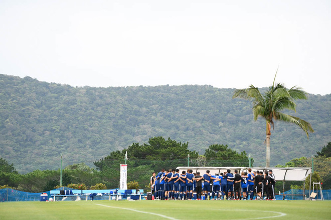 石垣島キャンプphoto 横浜fマリノス 海邦銀行とのtmで新戦力との融合を図る ４本合計６ １と大量得点で勝利 サッカーダイジェストweb