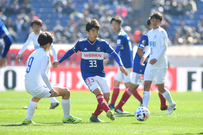 Photo 横浜ｍユース ３ ２ 高校選抜 キャプテン翼 の２得点と星野のゴールで横浜ｍユースが勝利 サッカーダイジェストweb