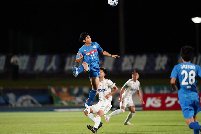 J2第5節photo 水戸2 2松本 前後半互いに良い時間帯にゴールを奪い合うが決着はつかずドローに終わる サッカーダイジェストweb