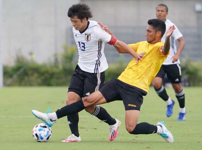 U 19日本代表合宿 U 19日本代表がジェフ千葉と練習試合 斉藤光毅と鈴木唯人のゴールでu 19日本代表が勝利 サッカーダイジェストweb