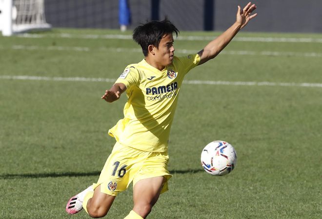 これぞスキル これぞマジックだ 久保建英がリーガ公式の超絶スキル集で 凄テク を披露 腰を掴まれながらも サッカーダイジェストweb