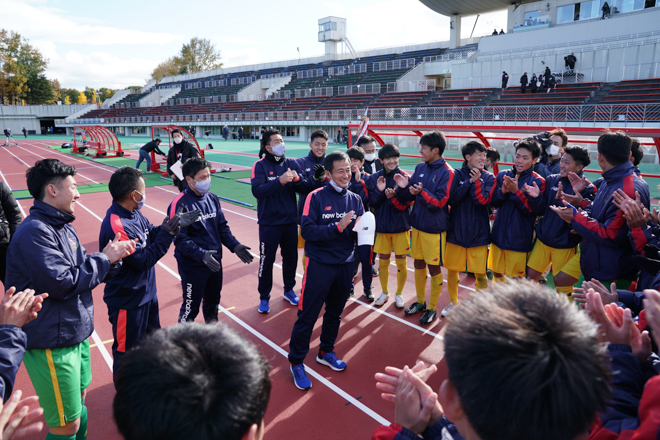 選手権北海道予選photo 札幌大谷１ ０旭川実業 Mf鈴木の弾丸ミドルシュートを守り切り札幌大谷が５年ぶり３度目の本大会出場 サッカー ダイジェストweb