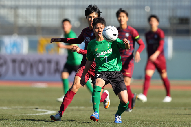 高校サッカー選手権２回戦photo 京都橘０ ２昌平 名門対決は小見 平原の２ゴールで昌平が京都橘に快勝 昌平２年連続の３回戦進出 サッカー ダイジェストweb