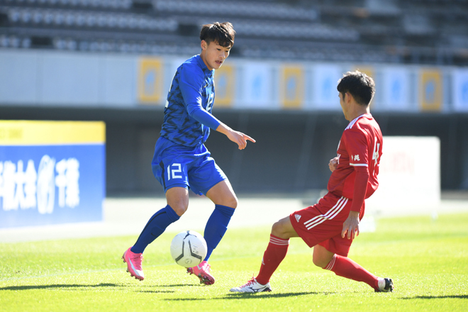 高校サッカー選手権２回戦photo 市立船橋 １ ０ 那覇西 木内のゴールで市立船橋が３回戦に進出 サッカーダイジェストweb