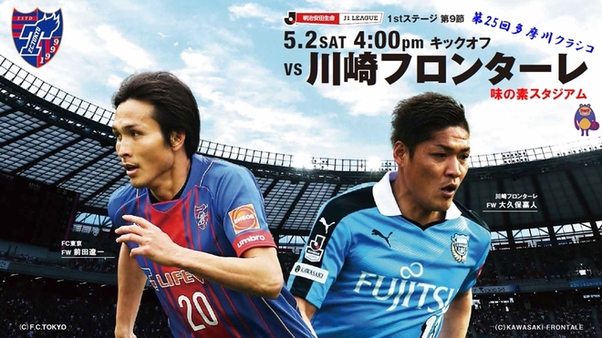 Fc東京 ５ ２多摩川クラシコのチケットをペア10組名に サッカーダイジェストweb