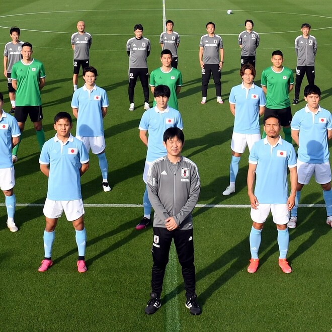 品があってよろしい 100周年記念ユニ着用の日本代表集合写真に反響 マンチェスターシティに見えた サッカーダイジェストweb 品があってよろしい 100周年記念ユニ着用の日本代表集合写真に反響 マンチェスターシティに見えた サッカーダイジェストweb