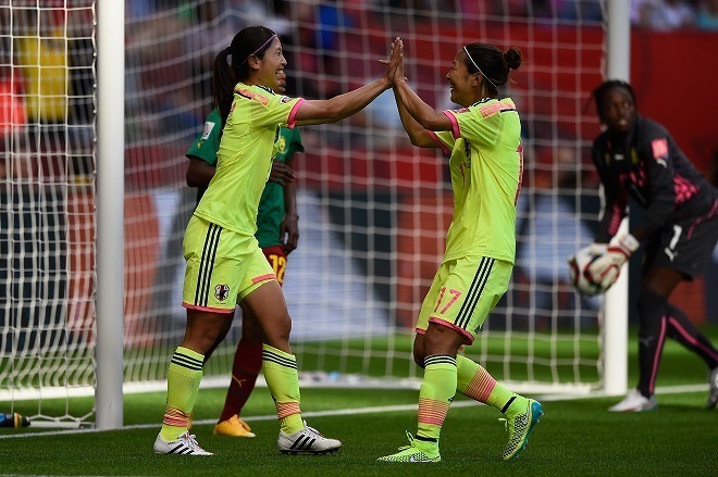 女子ワールドカップ カメルーンに勝利し決勝トーナメント進出を決める サッカーダイジェストweb 女子ワールドカップ カメルーンに勝利し決勝トーナメント進出を決める サッカーダイジェストweb
